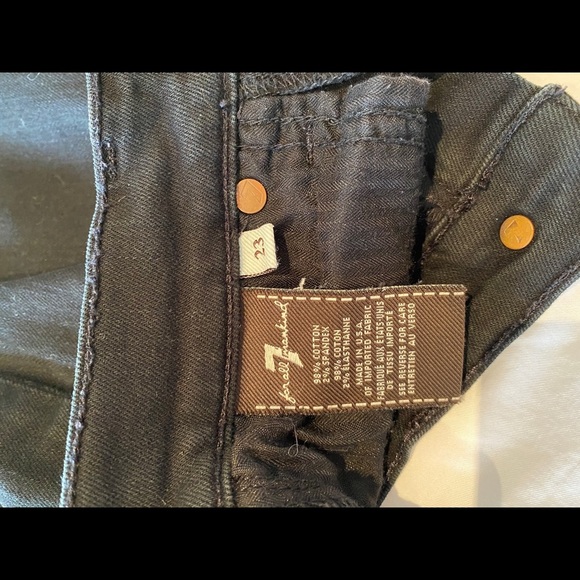 7 For All Mankind Black Jeans - Picture 7 of 7